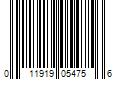 Barcode Image for UPC code 011919054756