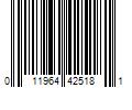 Barcode Image for UPC code 011964425181