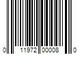 Barcode Image for UPC code 011972000080