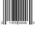 Barcode Image for UPC code 011978000060