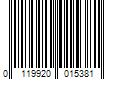 Barcode Image for UPC code 0119920015381