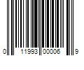 Barcode Image for UPC code 011993000069