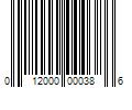 Barcode Image for UPC code 012000000386