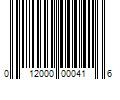 Barcode Image for UPC code 012000000416