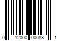 Barcode Image for UPC code 012000000881. Product Name: 