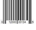 Barcode Image for UPC code 012000001345. Product Name: 