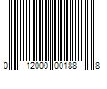 Barcode Image for UPC code 012000001888