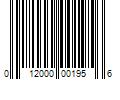 Barcode Image for UPC code 012000001956