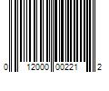 Barcode Image for UPC code 012000002212