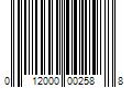 Barcode Image for UPC code 012000002588