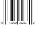 Barcode Image for UPC code 012000002830