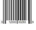 Barcode Image for UPC code 012000002939