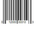 Barcode Image for UPC code 012000003103