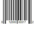 Barcode Image for UPC code 012000003172