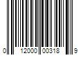 Barcode Image for UPC code 012000003189