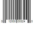 Barcode Image for UPC code 012000003240