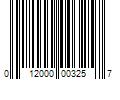 Barcode Image for UPC code 012000003257