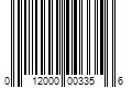 Barcode Image for UPC code 012000003356