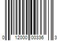 Barcode Image for UPC code 012000003363