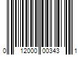 Barcode Image for UPC code 012000003431