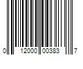 Barcode Image for UPC code 012000003837