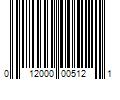 Barcode Image for UPC code 012000005121