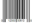 Barcode Image for UPC code 012000005138