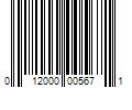 Barcode Image for UPC code 012000005671