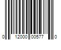 Barcode Image for UPC code 012000005770