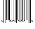 Barcode Image for UPC code 012000005855