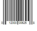 Barcode Image for UPC code 012000006258