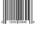 Barcode Image for UPC code 012000006456