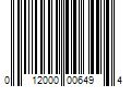 Barcode Image for UPC code 012000006494