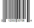 Barcode Image for UPC code 012000007064