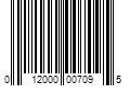 Barcode Image for UPC code 012000007095