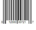 Barcode Image for UPC code 012000007217