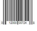 Barcode Image for UPC code 012000007248