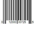 Barcode Image for UPC code 012000007255