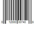 Barcode Image for UPC code 012000007408