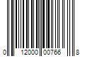 Barcode Image for UPC code 012000007668