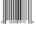 Barcode Image for UPC code 012000007736