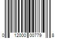 Barcode Image for UPC code 012000007798