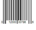 Barcode Image for UPC code 012000007866