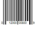 Barcode Image for UPC code 012000008009