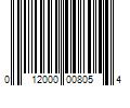 Barcode Image for UPC code 012000008054