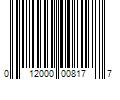 Barcode Image for UPC code 012000008177