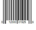 Barcode Image for UPC code 012000019258