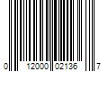 Barcode Image for UPC code 012000021367