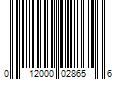 Barcode Image for UPC code 012000028656