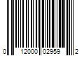 Barcode Image for UPC code 012000029592